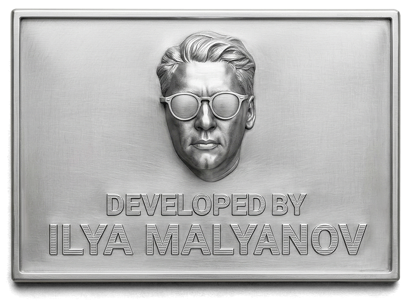 Developed by Ilya Malyanov